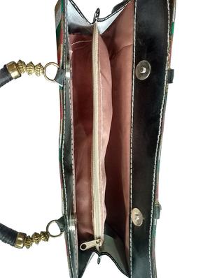 multicolor faux leather clutch - 10419944 - Standard Image - 3