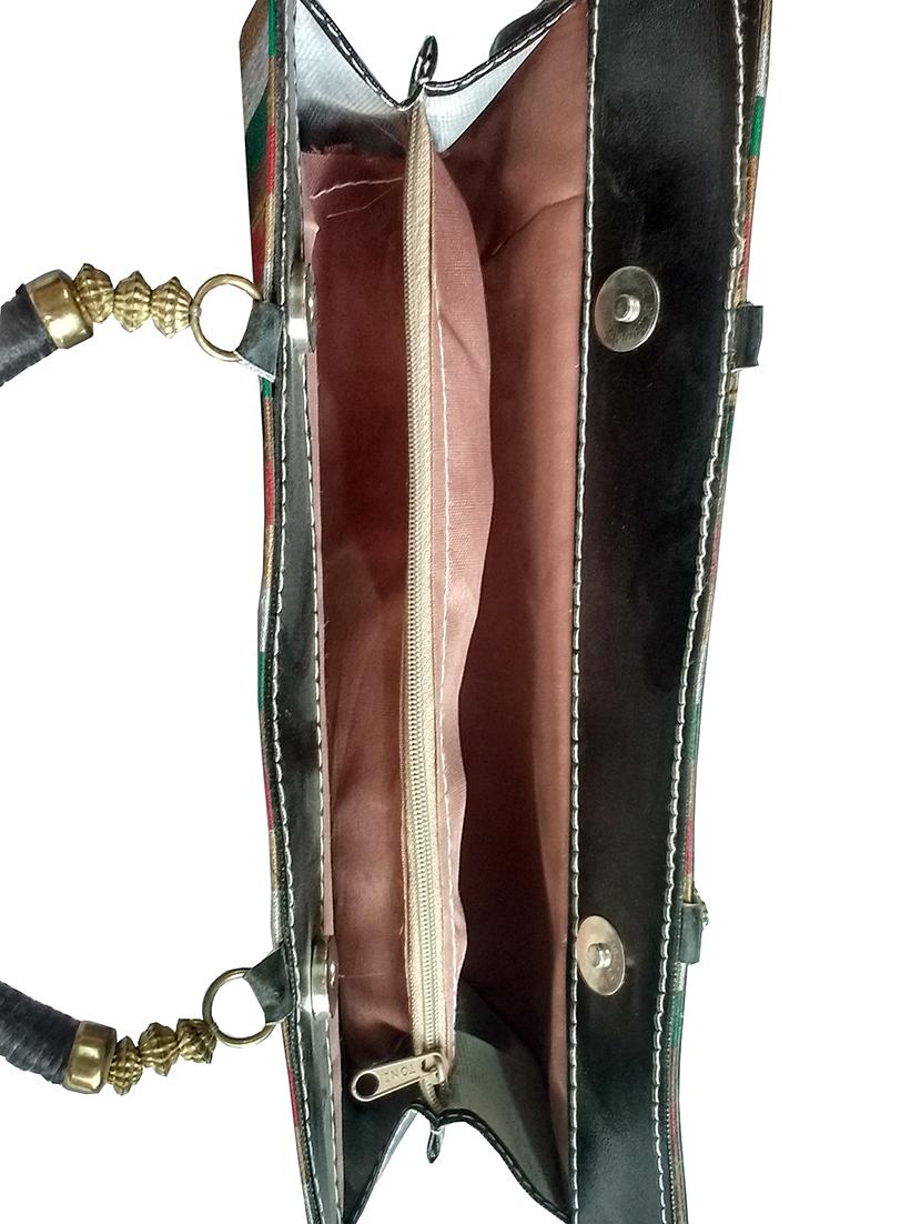 multicolor faux leather clutch - 10419944 - Zoom Image - 3