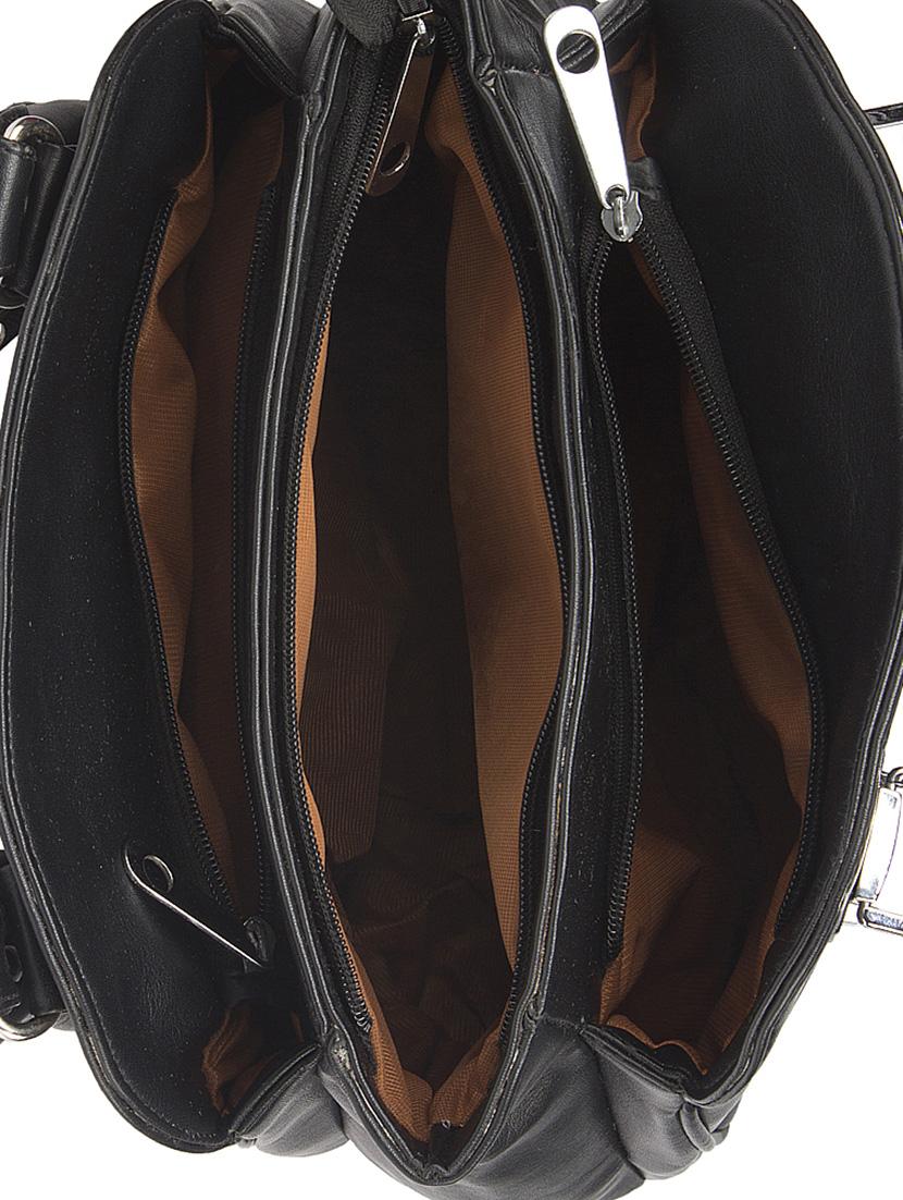 black faux leather handbag - 10419950 - Zoom Image - 3