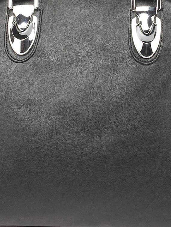 black faux leather handbag - 10419950 - Zoom Image - 4