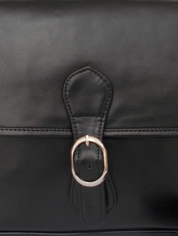 black faux leather sling bag - 10419968 - Zoom Image - 4