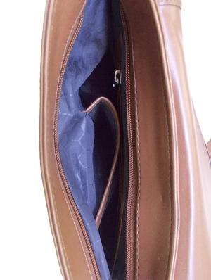 burnt sienna faux leather sling bag - 10419969 - Standard Image - 3