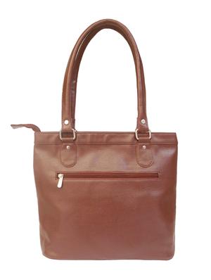 brown faux leather handbag - 10419974 - Standard Image - 2