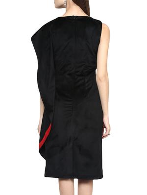 black poly cotton dress - 10420176 - Standard Image - 3