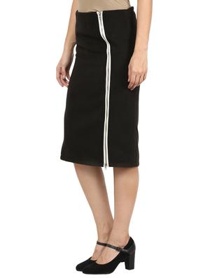black poly cotton skirts - 10420222 - Standard Image - 2