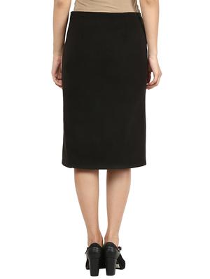 black poly cotton skirts - 10420222 - Standard Image - 3