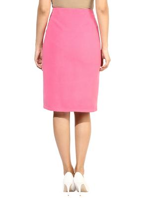 pink poly cotton skirts - 10420223 - Standard Image - 3