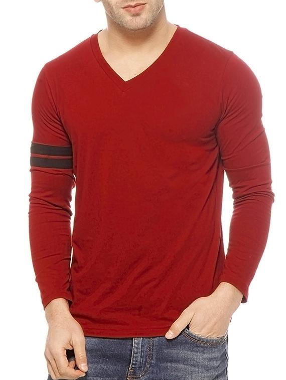 red cotton t-shirt - 10420784 - Zoom Image - 1