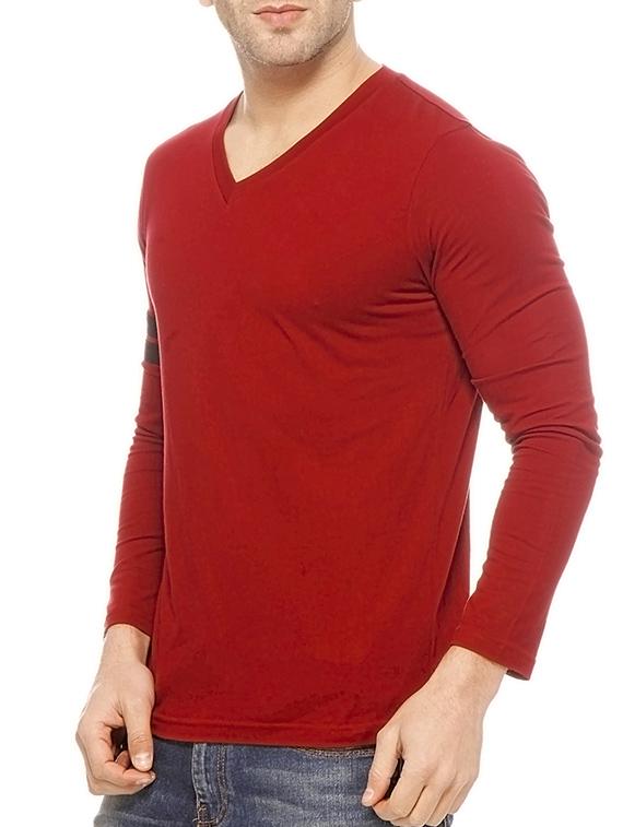red cotton t-shirt - 10420784 - Zoom Image - 2