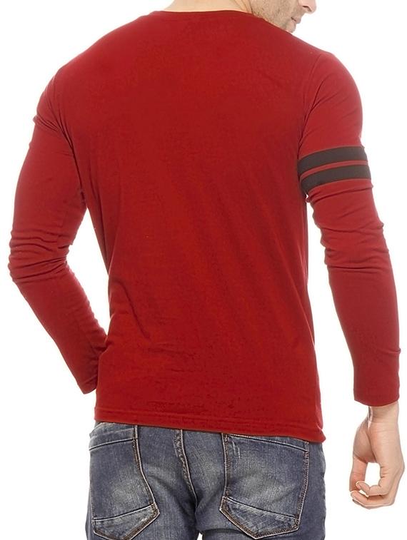 red cotton t-shirt - 10420784 - Zoom Image - 3