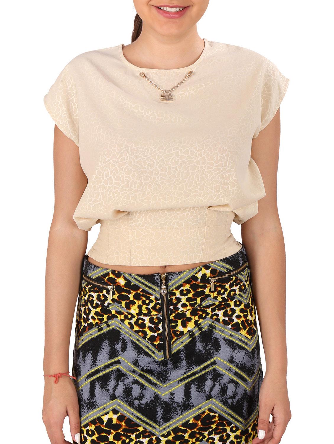 light pink crepe top - 10421585 - Zoom Image - 1
