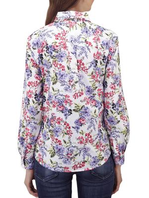 white floral cotton shirt - 10435260 - Standard Image - 3