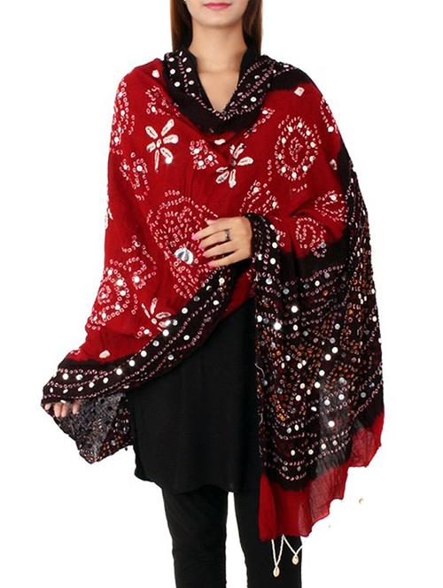 multi colored cotton printed dupatta - 10436886 - Standard Image - 1