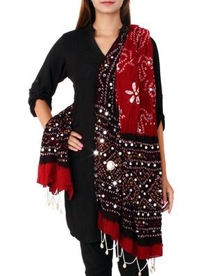multi colored cotton printed dupatta - 10436886 - Standard Image - 2