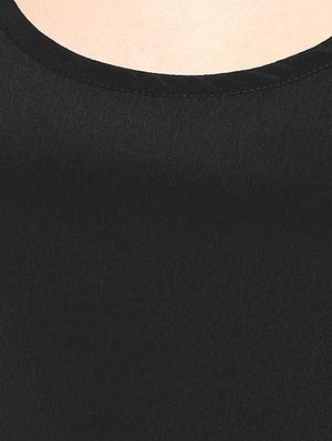 harpa black crepe maxi dress - 10438399 - Standard Image - 4