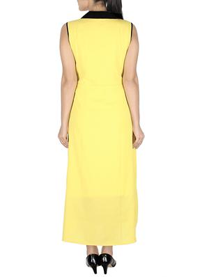 yellow polyester dress - 10443708 - Standard Image - 3