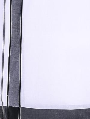 white cotton lungi - 10448415 - Standard Image - 2