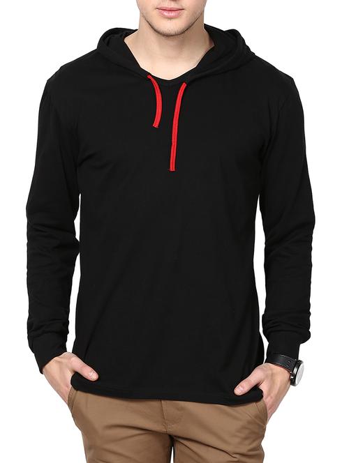 black cotton sweatshirt - 10456245 - Very Small Image - 1