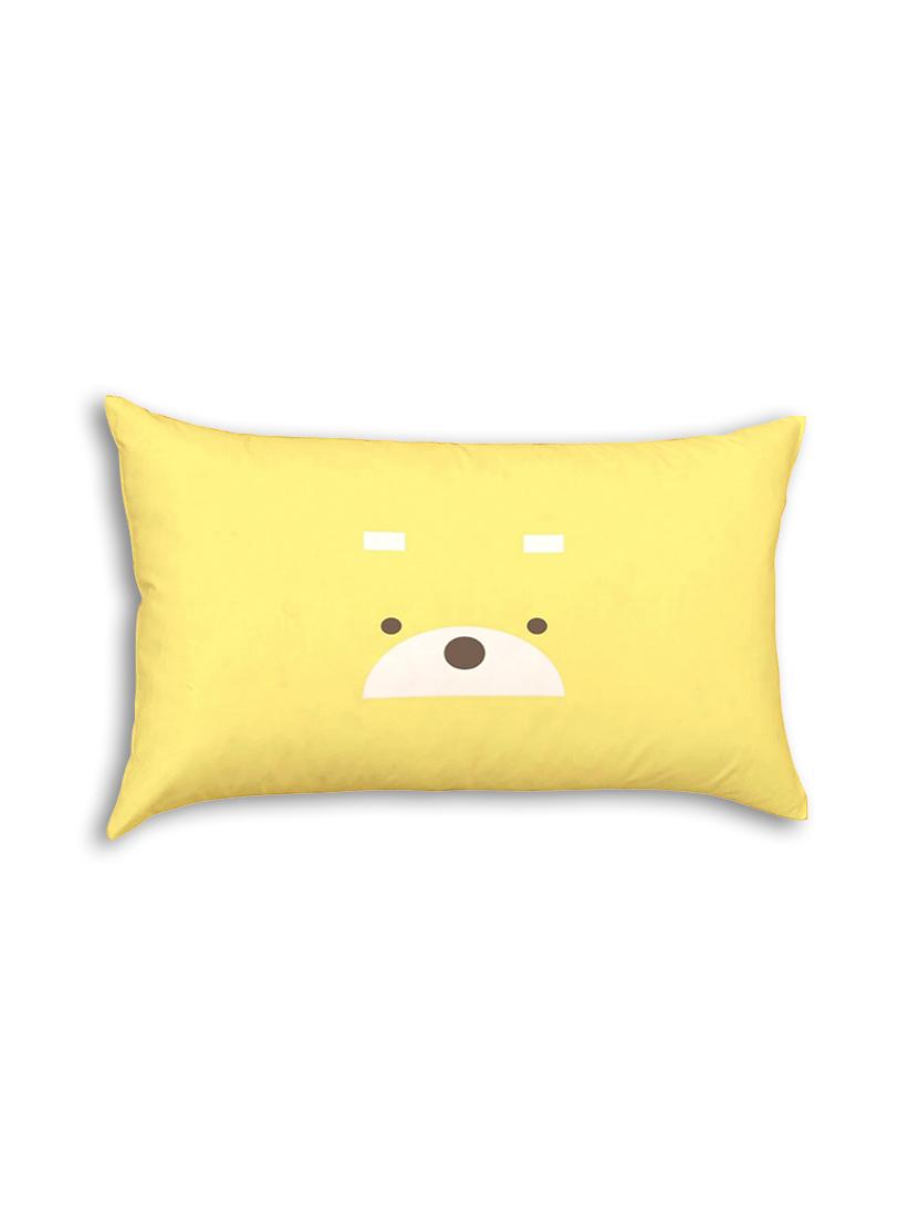 yellow bear face baby pillow - 10461101 - Zoom Image - 1