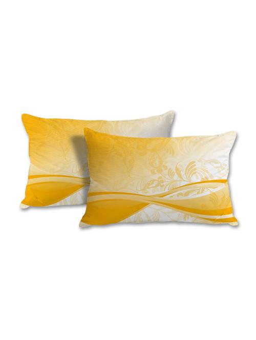 yellow abstract art pillow cover - 10462011 - Standard Image - 1