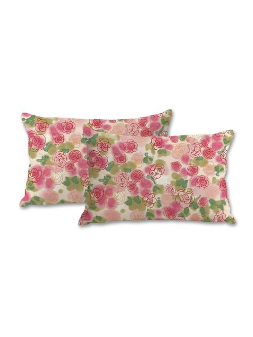 rose print pillow cover - 10462066 - Standard Image - 1