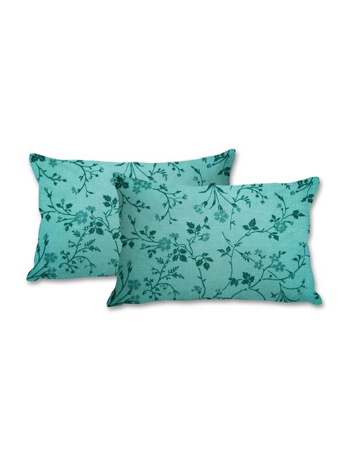 green leafy art print pillow cover - 10462068 - Standard Image - 1