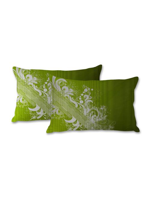 light green abstract print pillow cover - 10462178 - Standard Image - 1