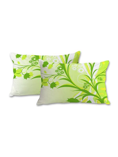 green and yellow print pillow cover - 10462262 - Standard Image - 1