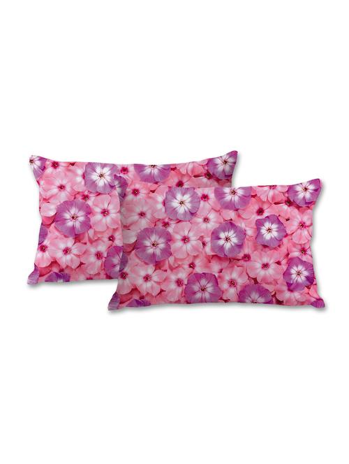 flower bed print pillow cover - 10462279 - Standard Image - 1