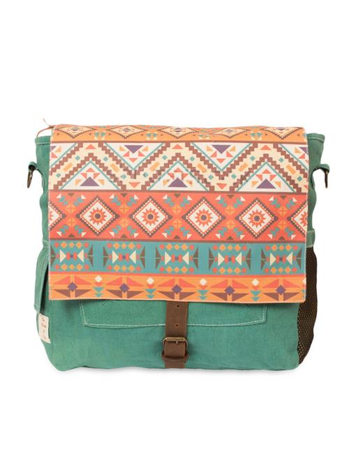 printed cotton canvas backpack - 1046850 - Standard Image - 1