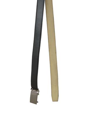 black leatherette belt - 10497866 - Standard Image - 2
