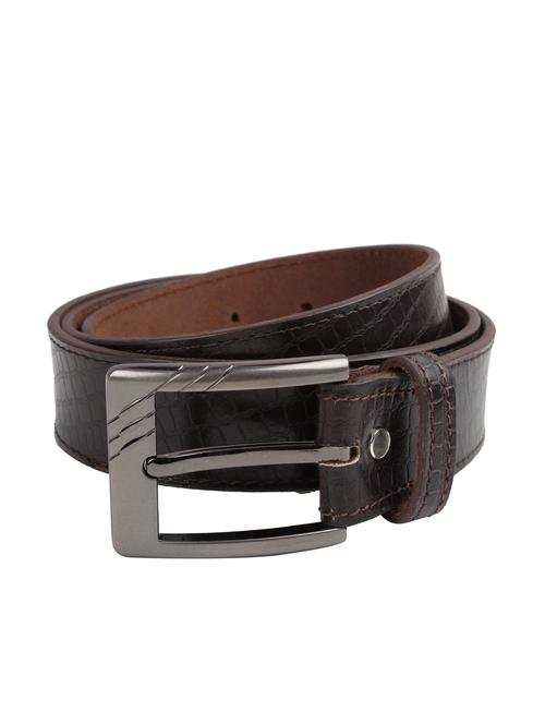 brown leather belt - 10497870 - Standard Image - 1