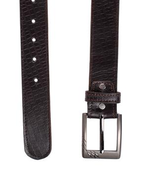 brown leather belt - 10497870 - Standard Image - 2
