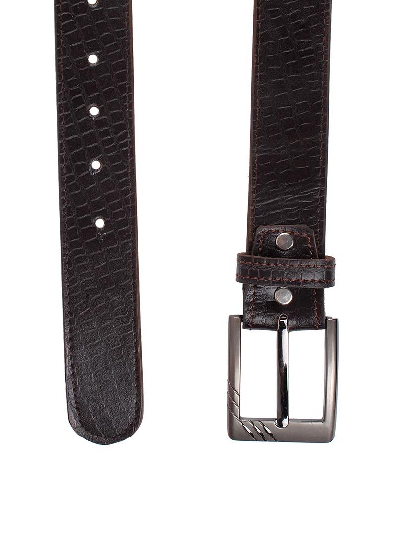 brown leather belt - 10497870 - Zoom Image - 2