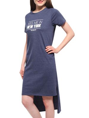 indigo cotton , polyester nightwear - 10499256 - Standard Image - 2