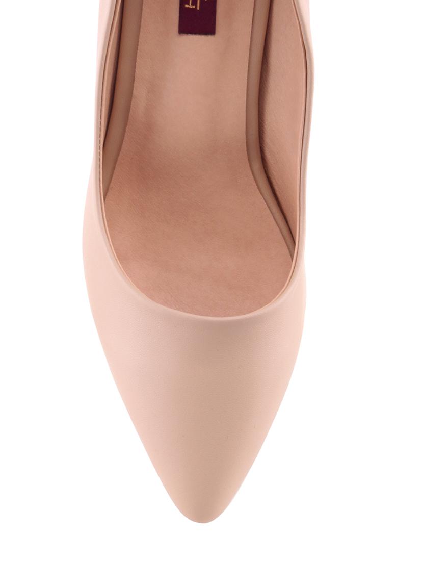 beige fabric slip on pumps - 10502891 - Zoom Image - 4