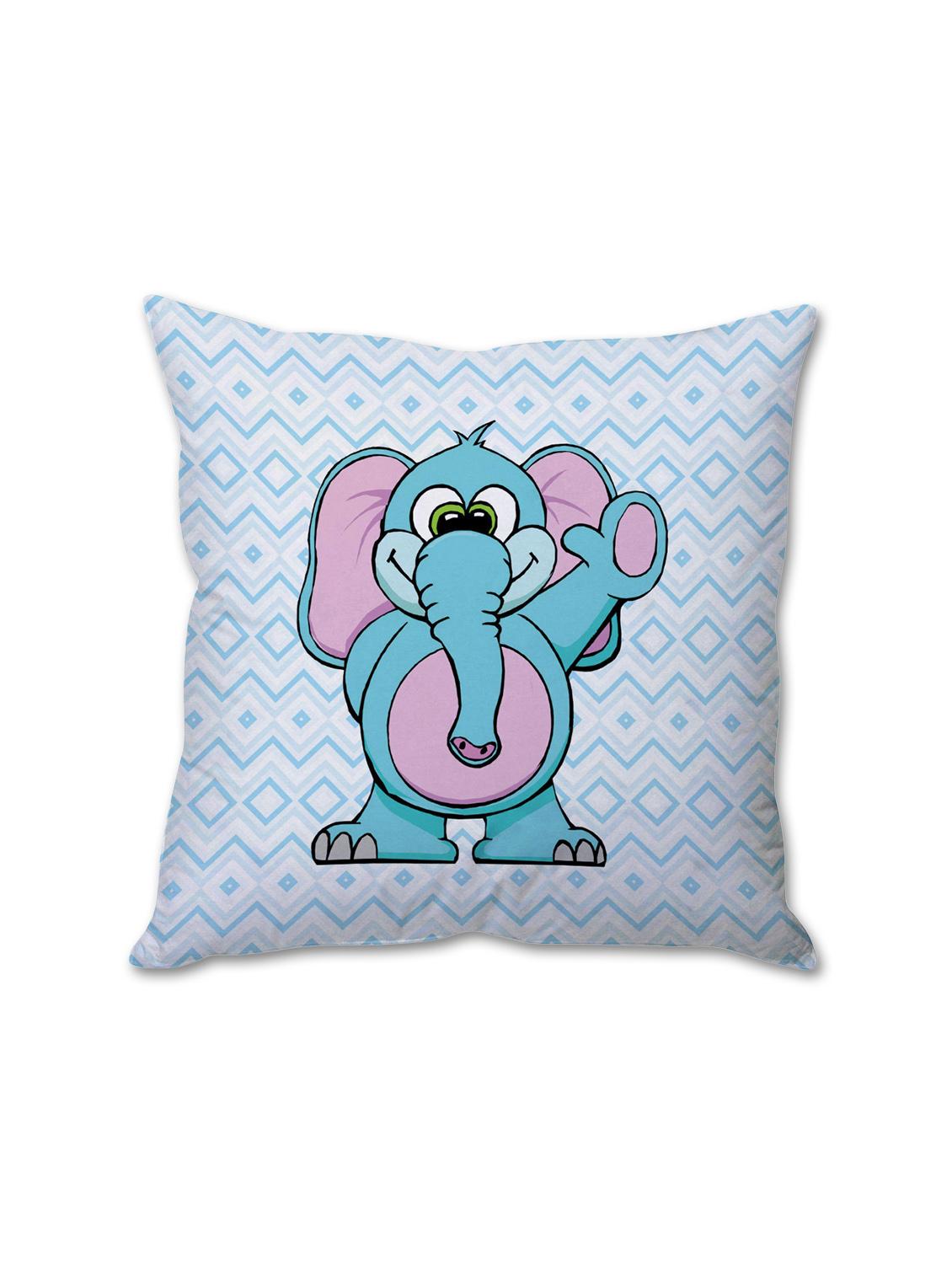 blue elephant cushion cover - 10502952 - Zoom Image - 1
