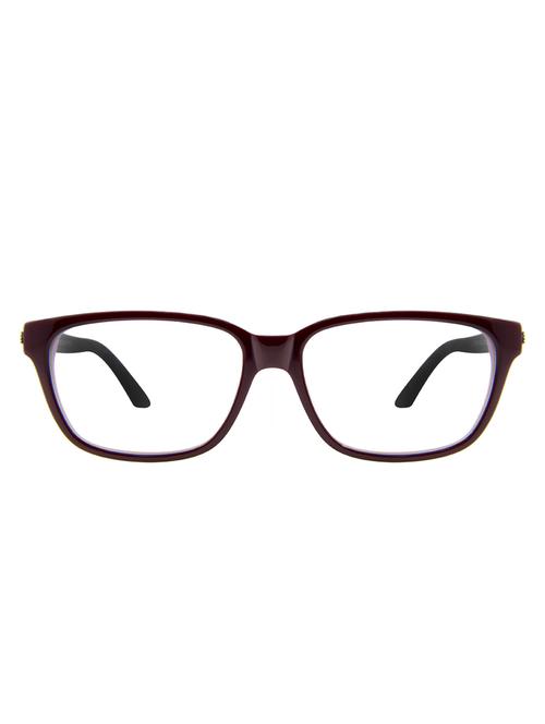 david blake maroon wayfarer eyeframe - 10510099 - Standard Image - 1