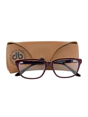 david blake maroon wayfarer eyeframe - 10510099 - Standard Image - 4