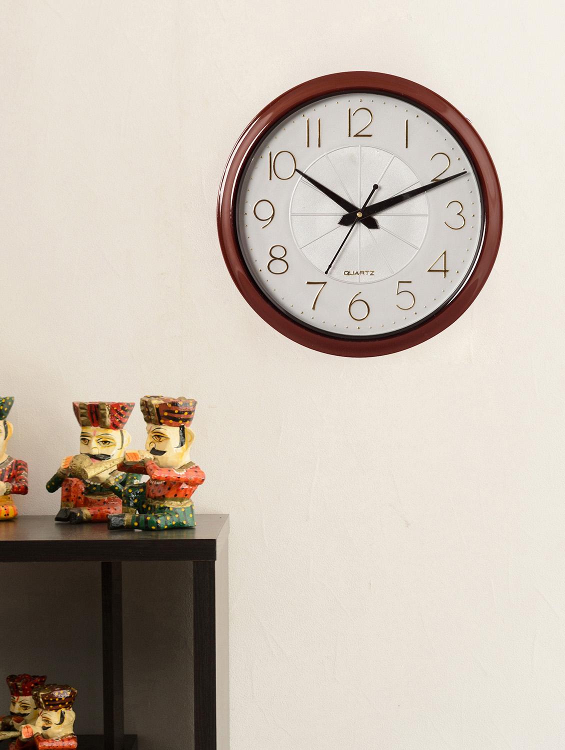 ecraftindia decorative retro wall clock - 10513084 - Zoom Image - 1