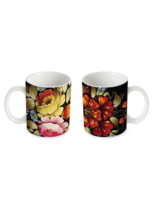 pattern of flowers mug - 10517226 - Standard Image - 1