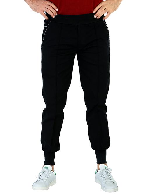black cotton chinos - 10520603 - Standard Image - 1