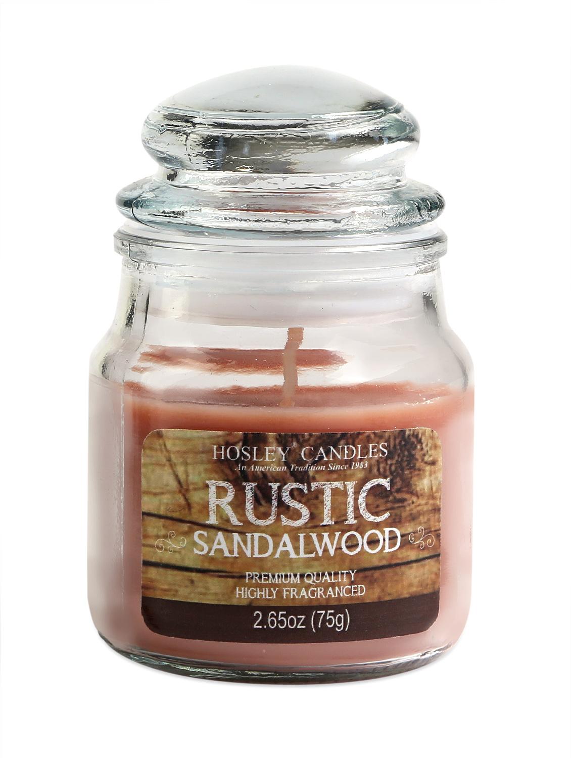 rustic sandalwood essence jar candle - 1052417 - Zoom Image - 1