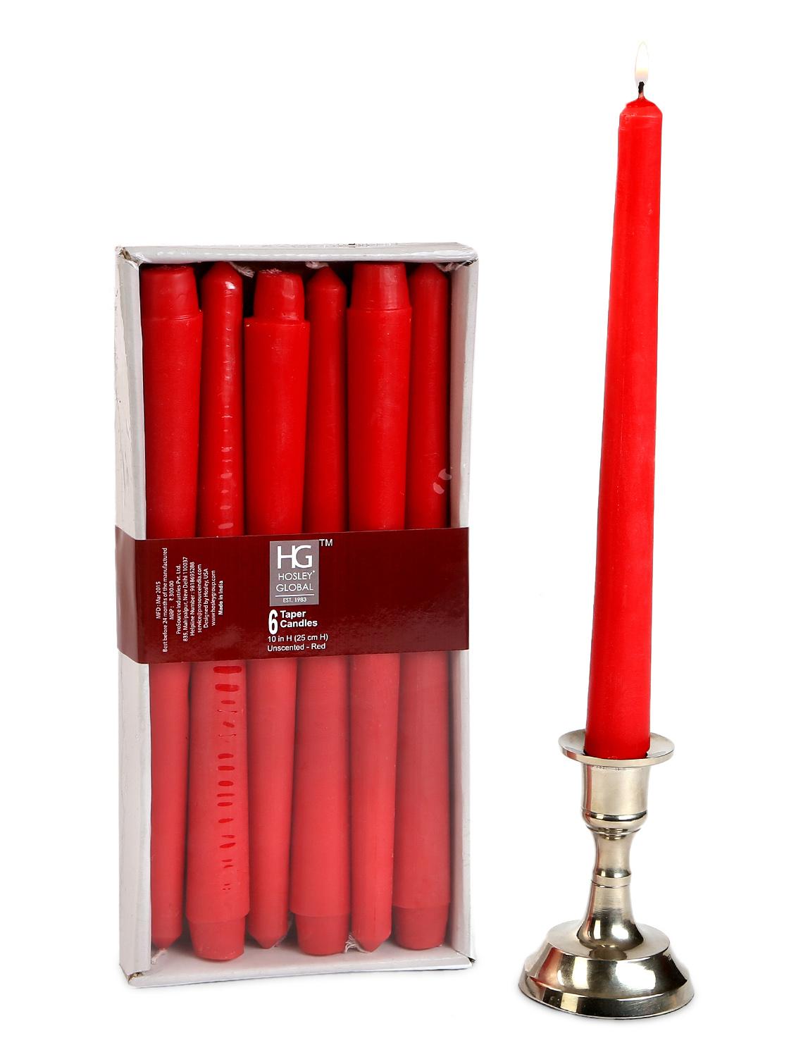 unscented high taper candles - 1052486 - Zoom Image - 1