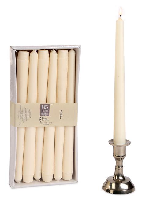 scented vanilla high taper candles - 1052487 - Standard Image - 1