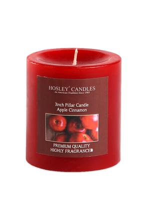 apple cinnamon scented pillar candle - 1052492 - Standard Image - 2