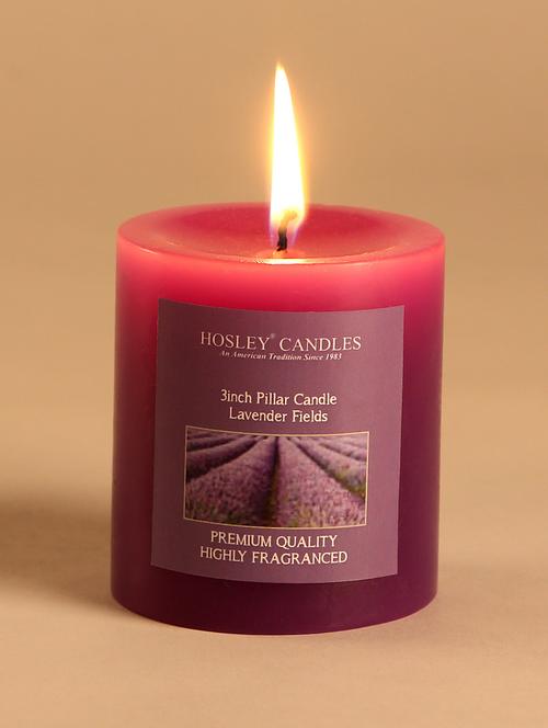 lavender fields scented pillar candle - 1052493 - Standard Image - 1
