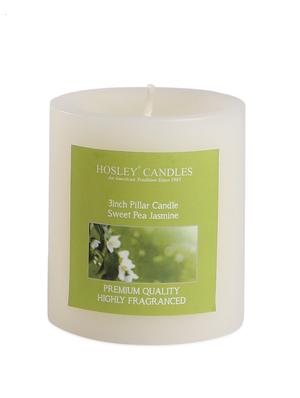 sweet pea jasmine scented pillar candle - 1052496 - Standard Image - 2