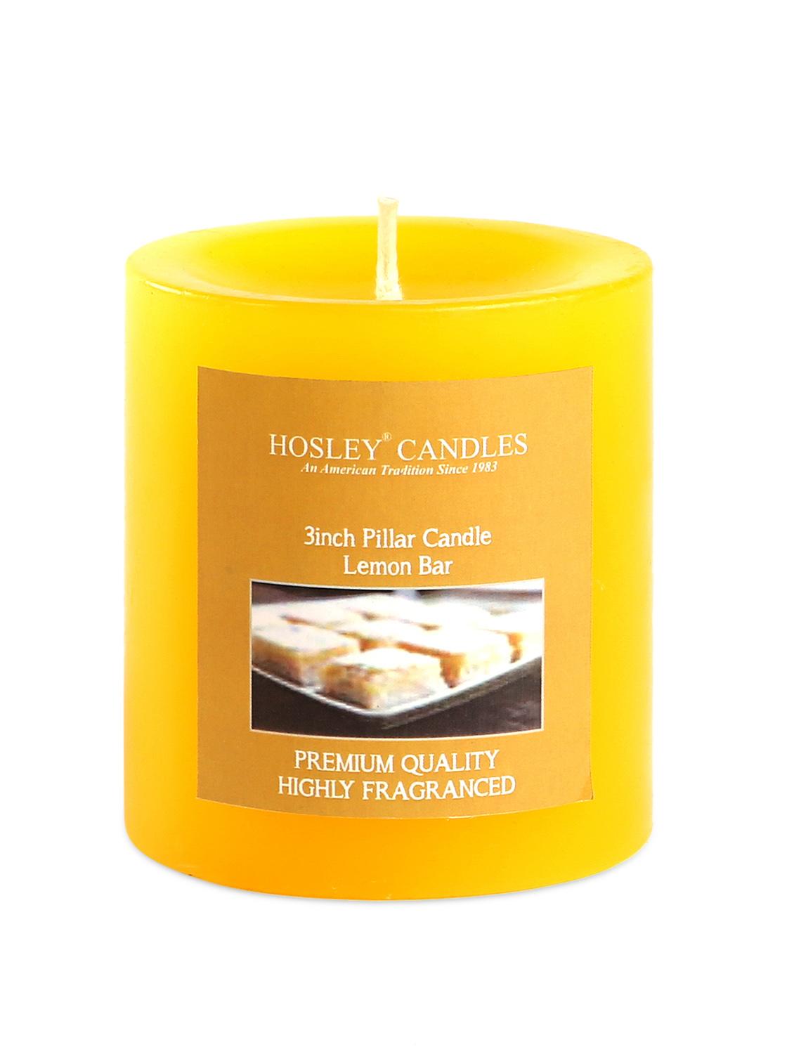 lemon bar scented pillar candle - 1052501 - Zoom Image - 2