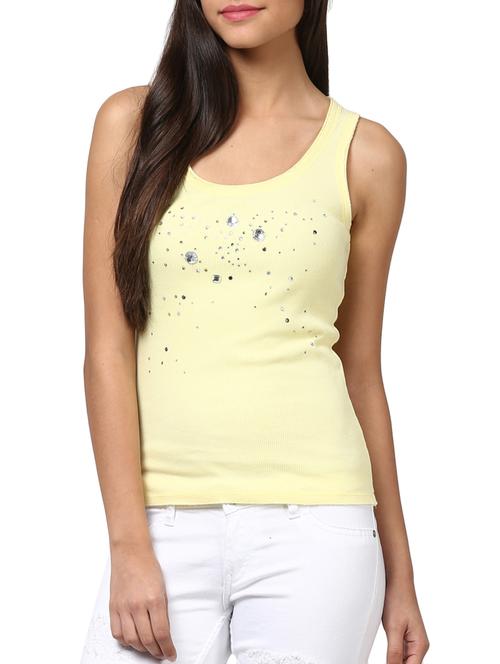 yellow cotton top - 10527953 - Standard Image - 1